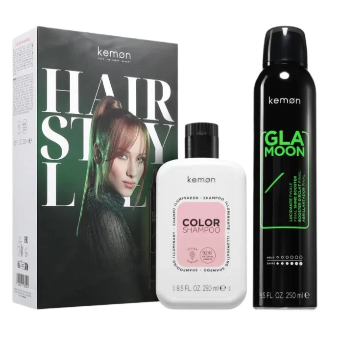 Zestawy Sada Color Glamoon Pro Barvené Vlasy: šAmpon + Lesk Ve Spreji