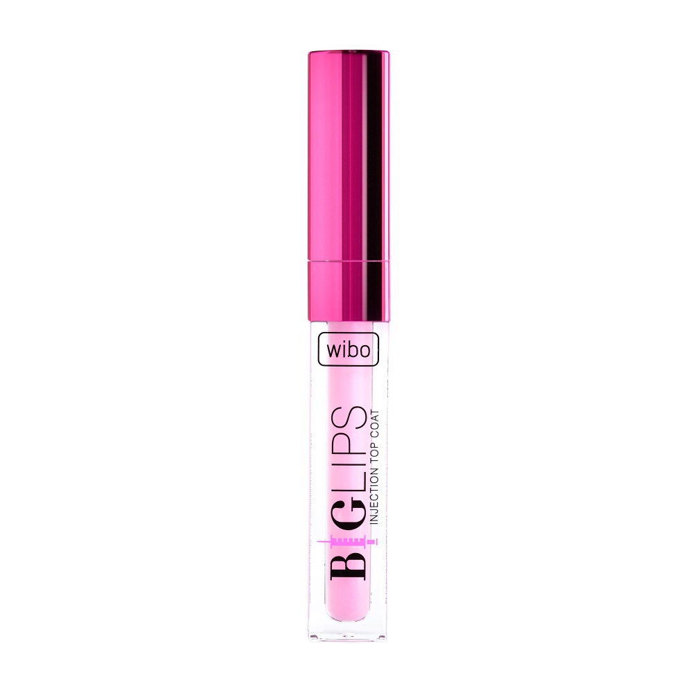 Big Lips Injection Top Coat – Lesklý Vrchní Lak Na Rty S Mandlovým Olejem 2.8 g