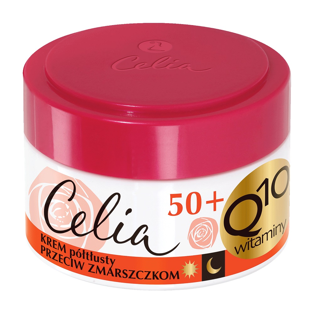 Q10 Vitamins Polotučný Denní A Noční Krém Proti Vráskám 50+ 50 ml