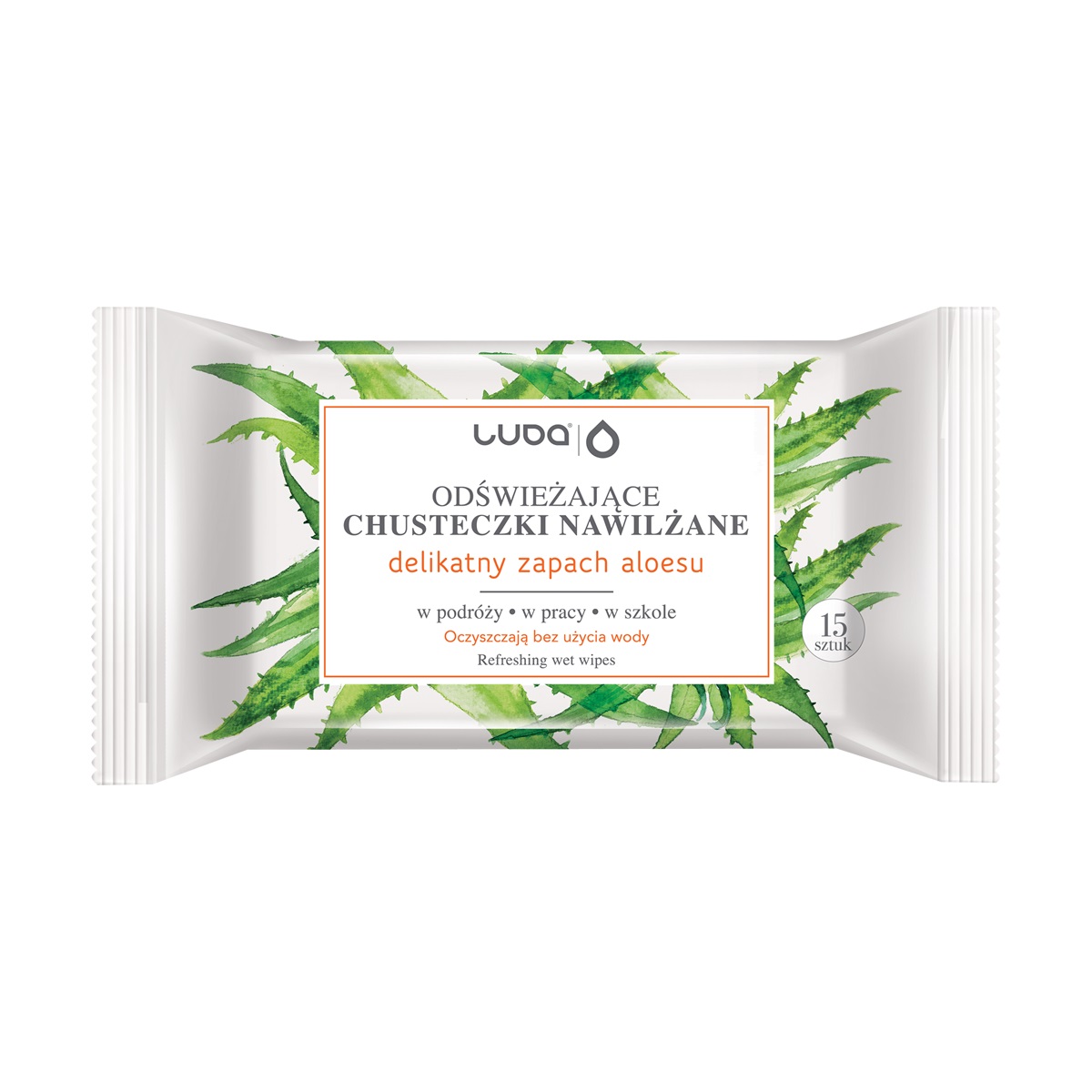 Osvěžující Vlhčené Ubrousky Aloe Vera