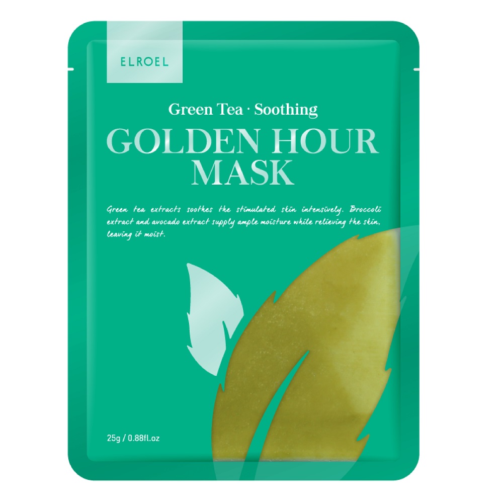 Golden Hour Mask Zklidňující Pleťová Maska Green Tea
