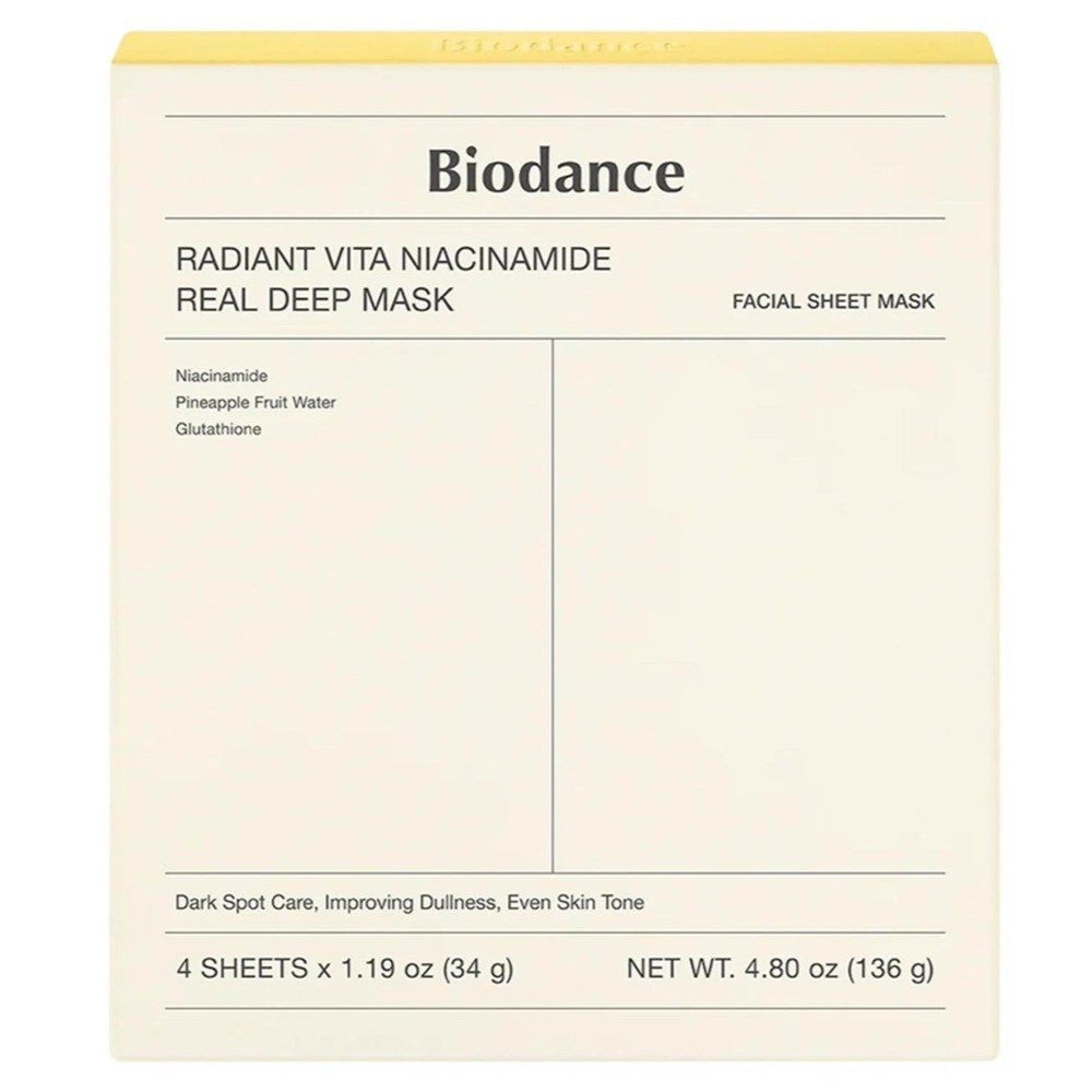 Radiant Vita Niacinamide Real Deep Mask Rozjasňující Pleťová Maska
