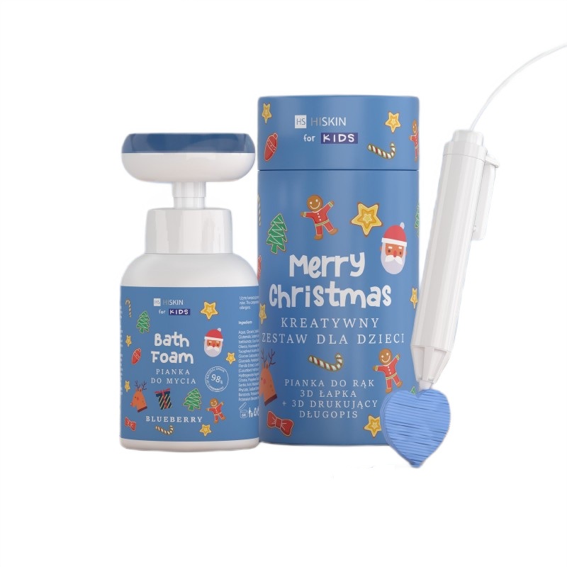 Kids Merry Christmas Set Veselé Vánoce Kreativní Sada Pro Děti Blue Berry Foam Wash + 3…