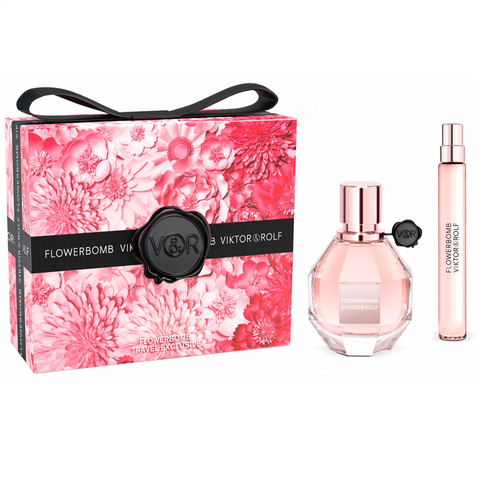 Flowerbomb Set Parfémová Voda Ve Spreji + Parfémová Voda Ve Spreji