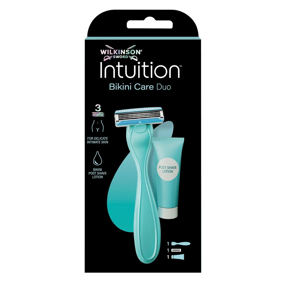 Intuition Bikini Care Duo Sada Holicího Strojku Se 3 žIletkami + Zklidňující Balzám Po…