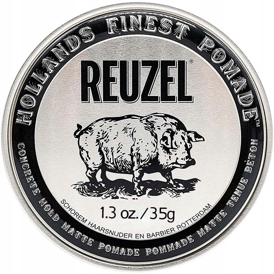 Hollands Finest Pomade Concrete Hold Matte Pomáda Na Vlasy Na Vodní Bázi