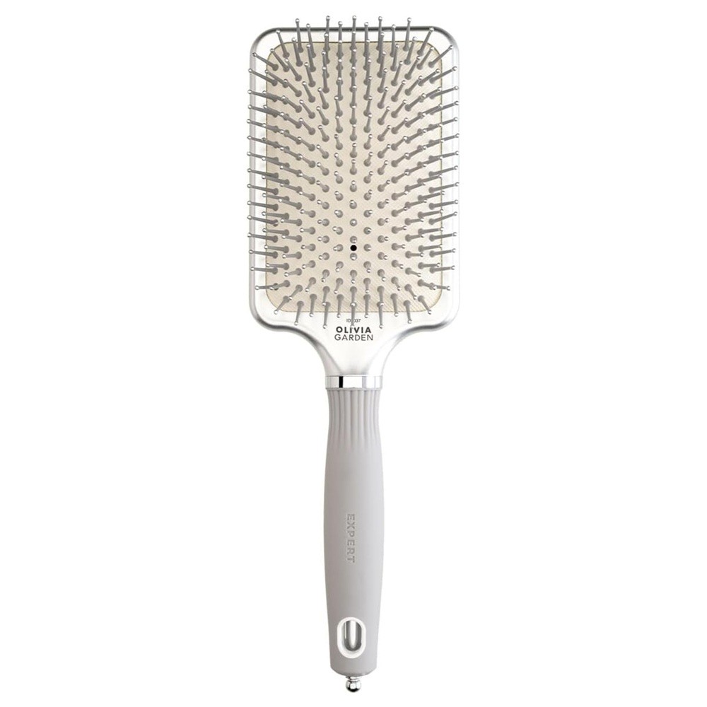 Expert Care Rectangular Obdélníkový Kartáč S Nylonovými šTětinami Silver L