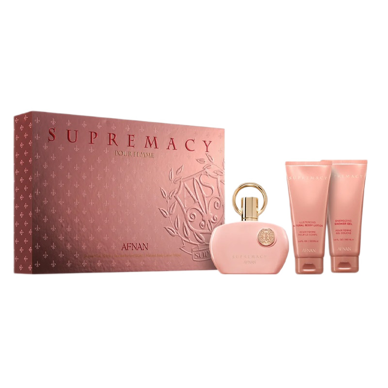 Supremacy Pink Set Parfémová Voda Ve Spreji + Sprchový Gel + Tělové Mléko 100 ml